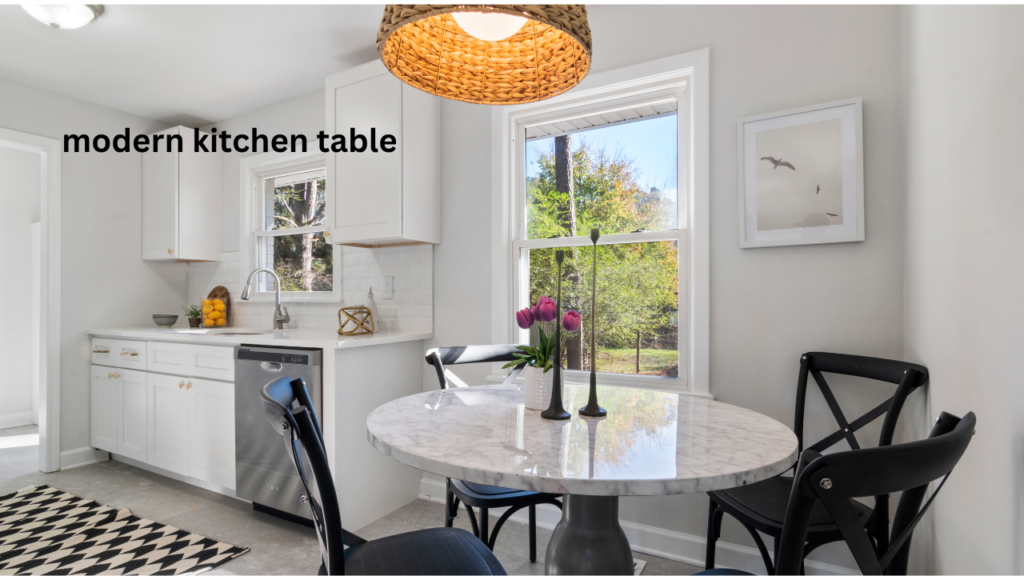 Modern kitchen table