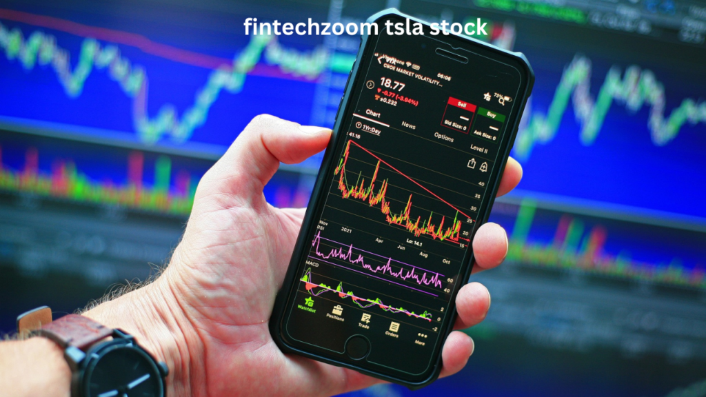 fintechzoom tsla stock