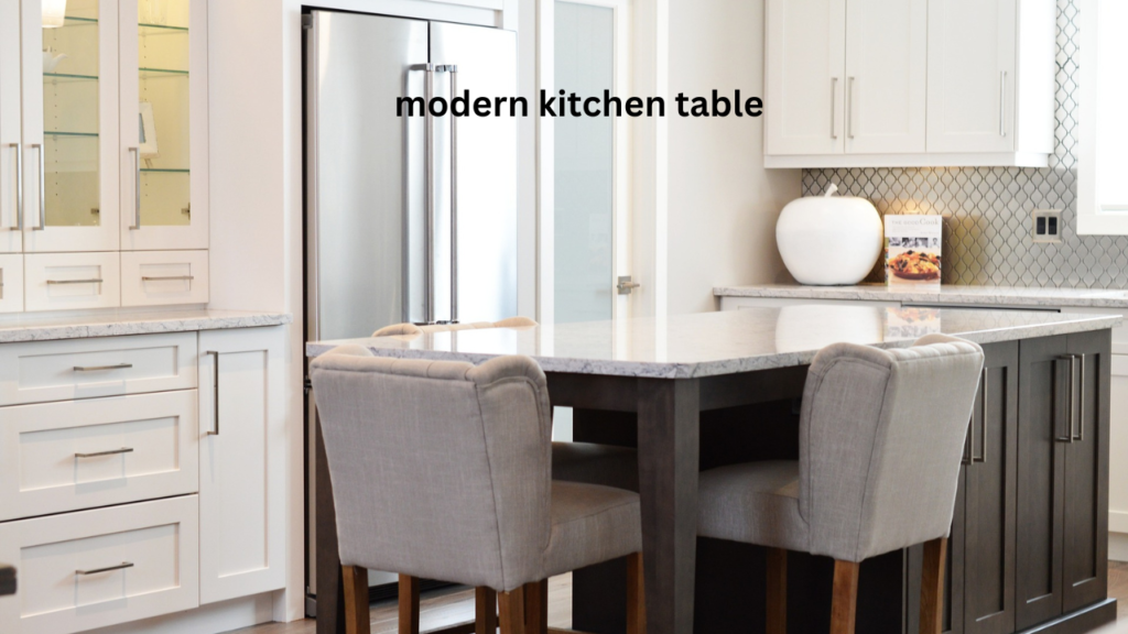 modern kitchen table