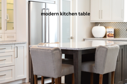 modern kitchen table